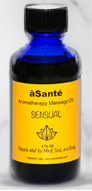 aSante Aromatherapy Massage Oil 2oz