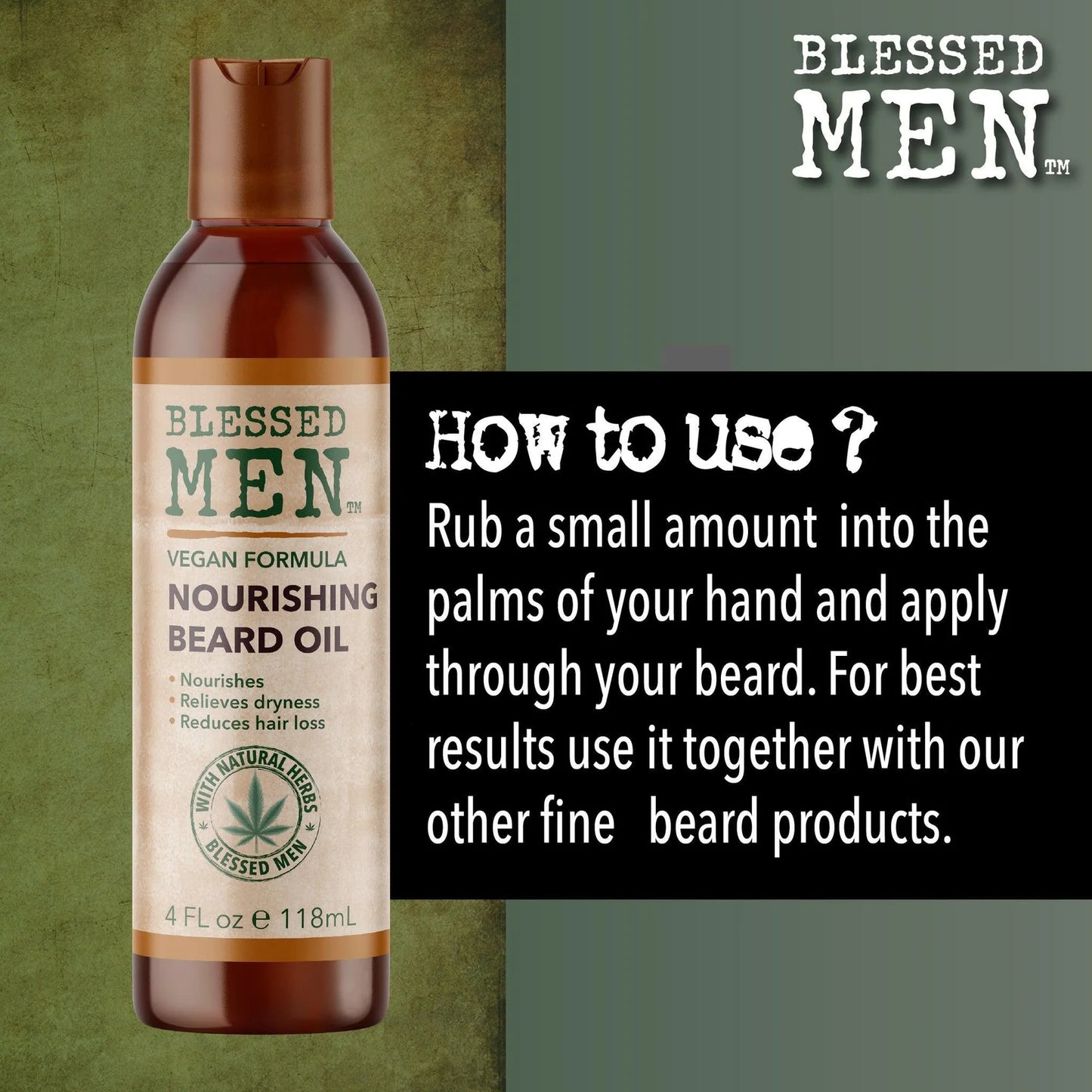 Blessed Men Beard Oil 4oz