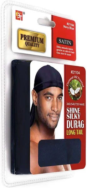 Beauty Town Premium Shine Silky Durag Long Tail Satin