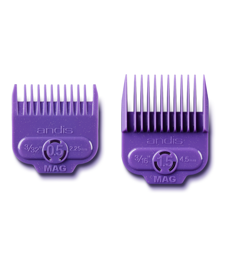 Andis Master® Magnetic Comb Set Dual Pack .5 & 1.5 (2pcs)