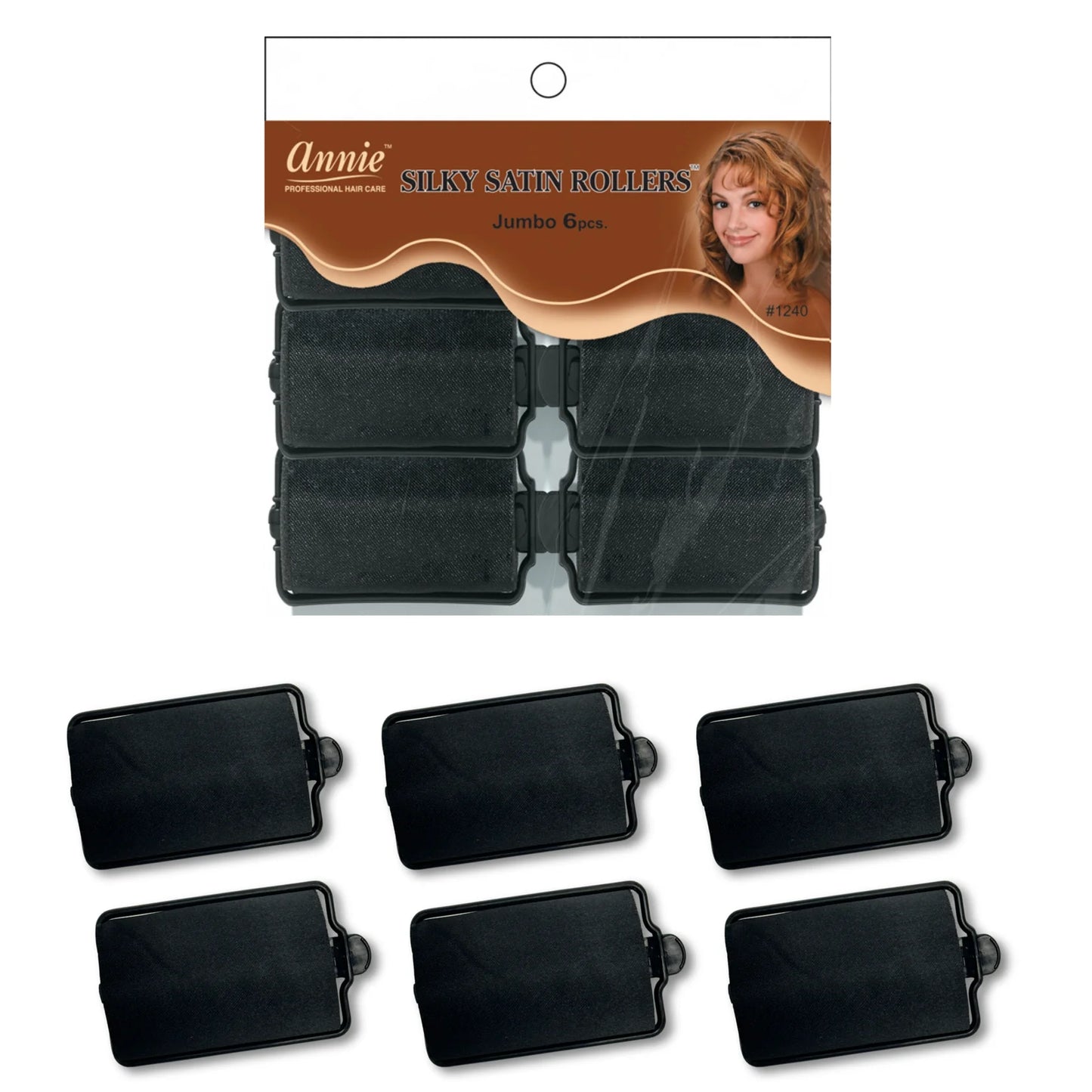 Annie Silky Satin Rollers