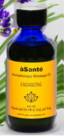 aSante Aromatherapy Massage Oil 2oz