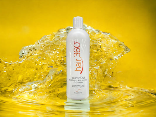 Hair 360 Yellow Out Brightening & Moisturizing Conditioner 16oz