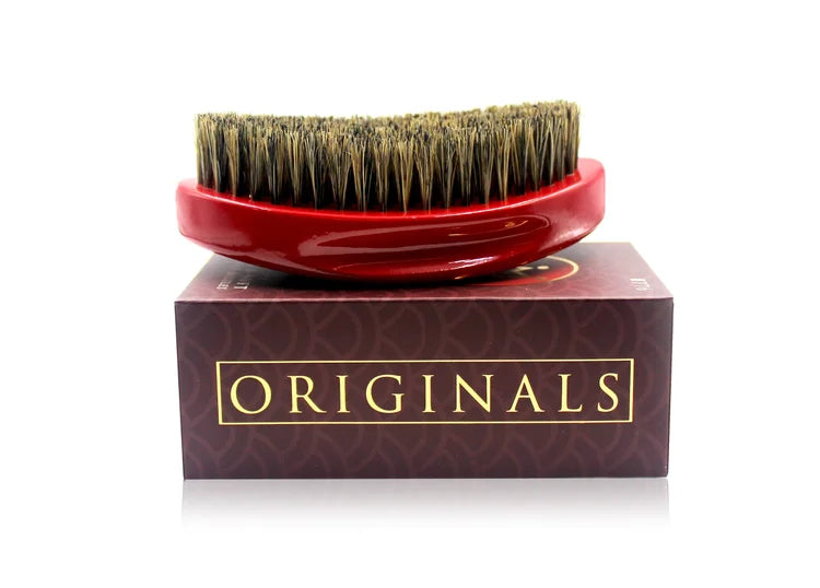 Crown Quality Brush Original Premium Caesar Deep Ruby  Medium/Soft Bristle