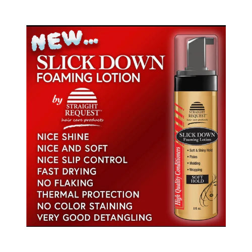 Straight Request Slick Down Foaming Lotion