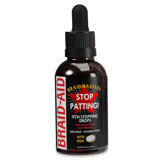 Braidmasters STOP PATTING | Itch Drops with MSM 4oz