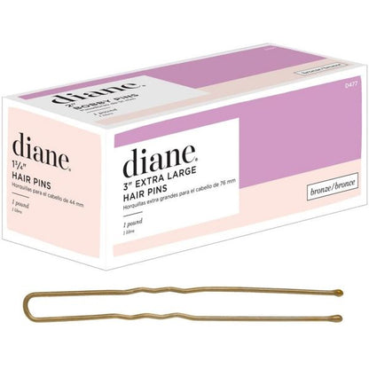 Diane #D477 Hair Pins 3" Extra Large Bronze