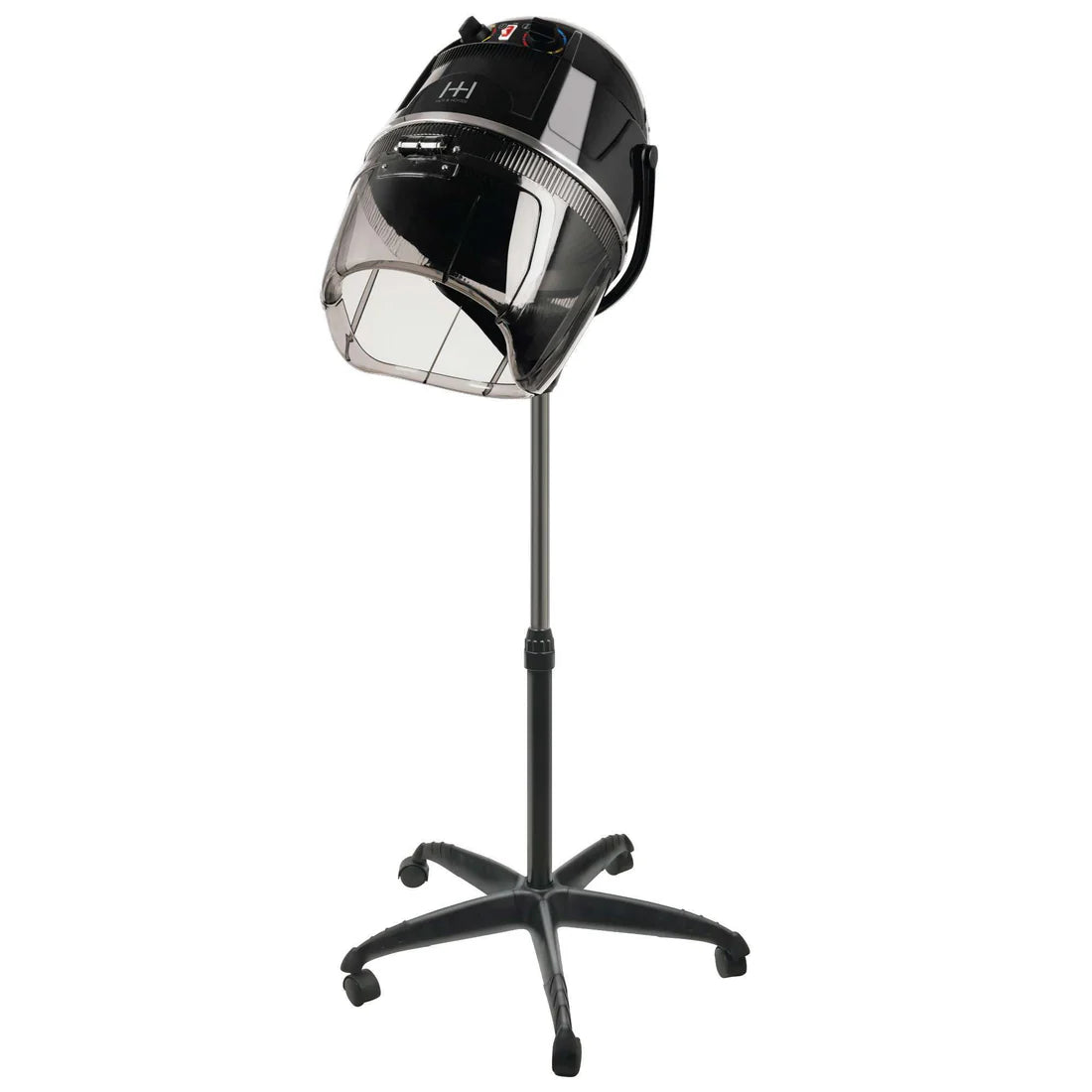Hot & Hotter Turbo 3000 Professional Salon Dryer, Standing Hood Hair Dryer-Black
