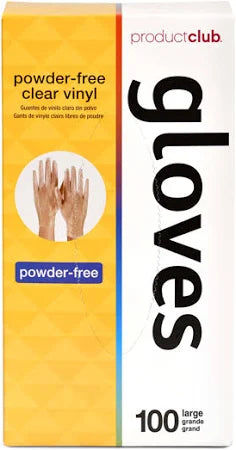 Product Club POWDER FREE Disposable Vinyl Gloves 100c
