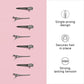 Diane D15 Single Prong Clips 1¾" 80c
