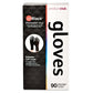 Product Club JETBLACK® Disposable Vinyl Gloves 90c