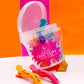 Betty Dain/Colortrak  #7044 Rubberized Croc Clips 12pk (8 Jumbo/ 4 Regular)