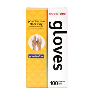 Product Club POWDER FREE Disposable Vinyl Gloves 100c