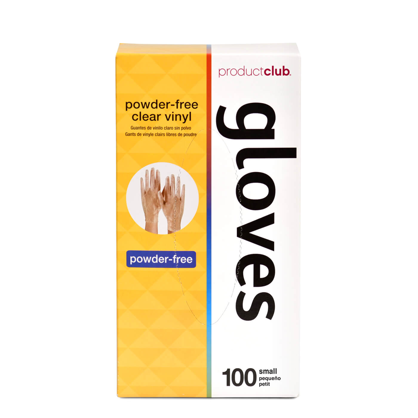 Product Club POWDER FREE Disposable Vinyl Gloves 100c