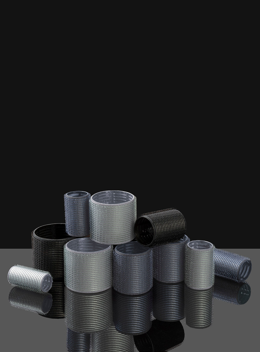 Pro  Volume 1.75" Ceramic  Hair Rollers - 3 Pack